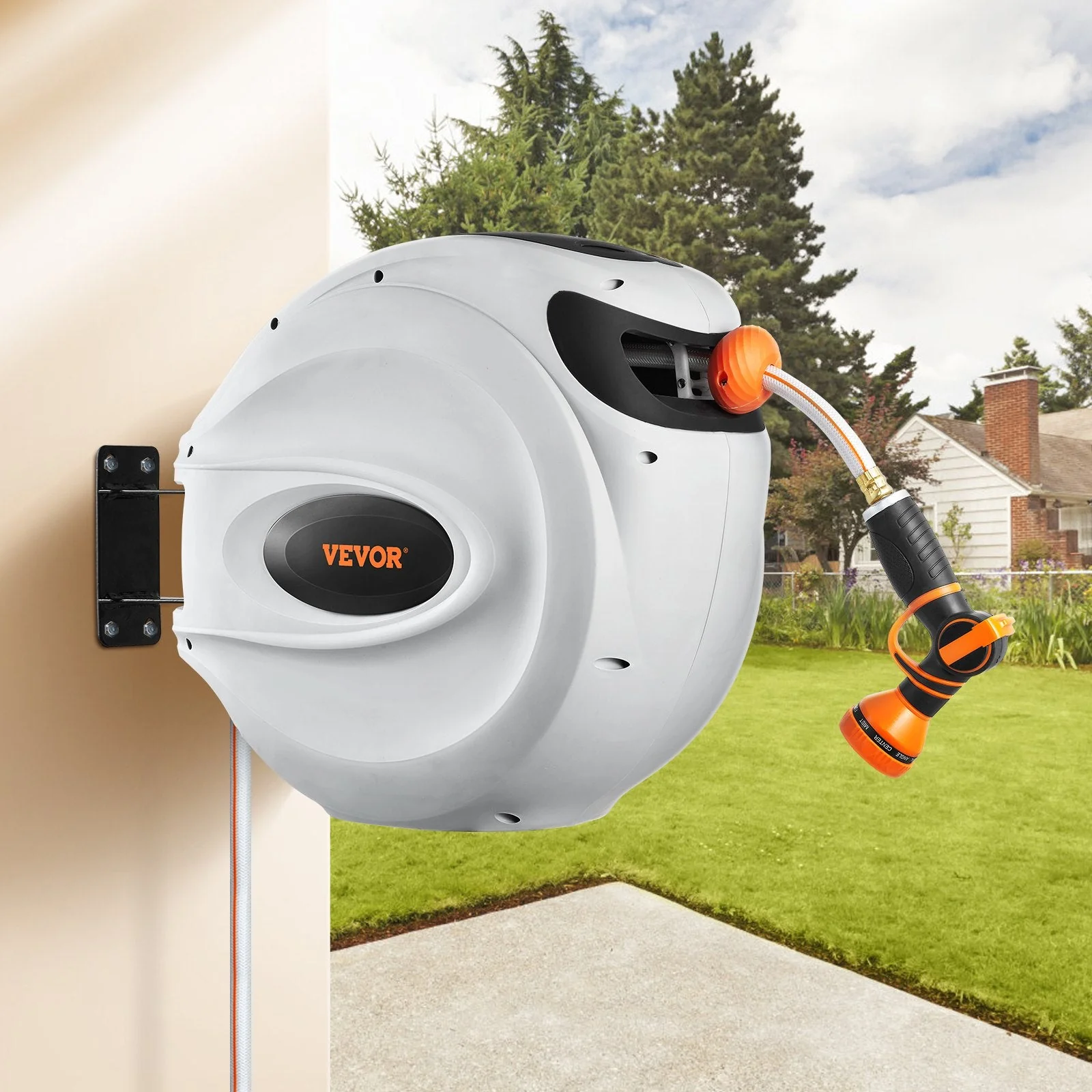 Wall Mounted Retractable Hose Reel