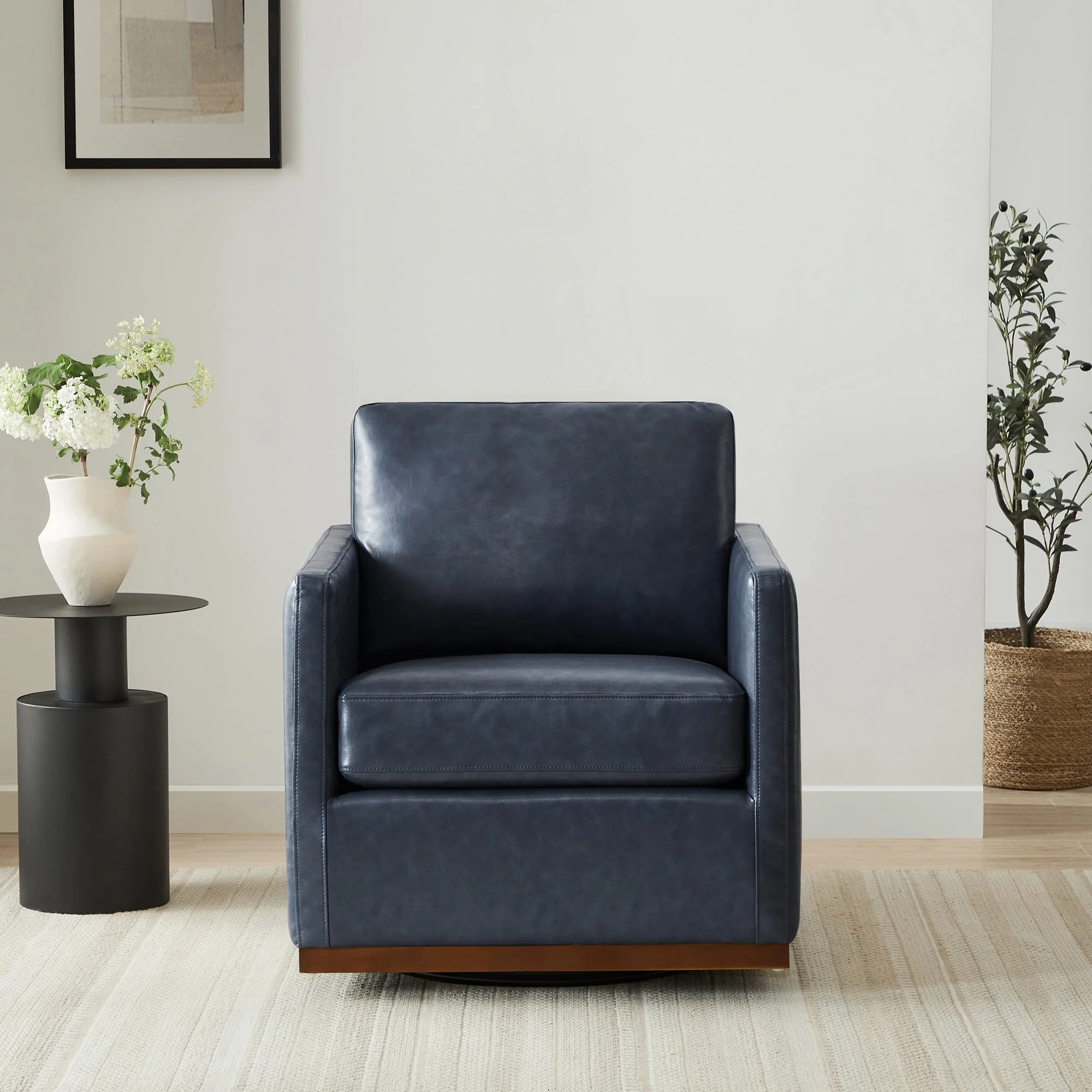 Henry Modern Swivel Accent Chair