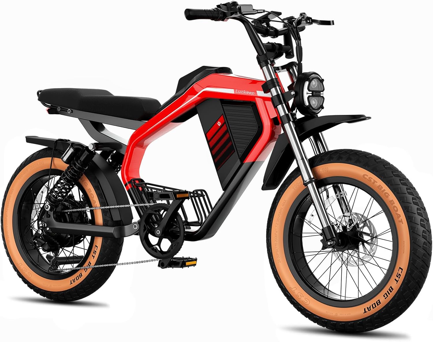M5 Ultra Electric Bike for Adults/Teen,2000W/3000W Peak Dual Motor 37/32 MPH, 48V/52V, 15AH-40AH Dual Battery Ebike, 80/160 Miles 20