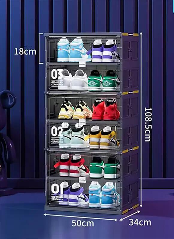 🥾Dust-Free Black Portable Shoe Organizer🎁