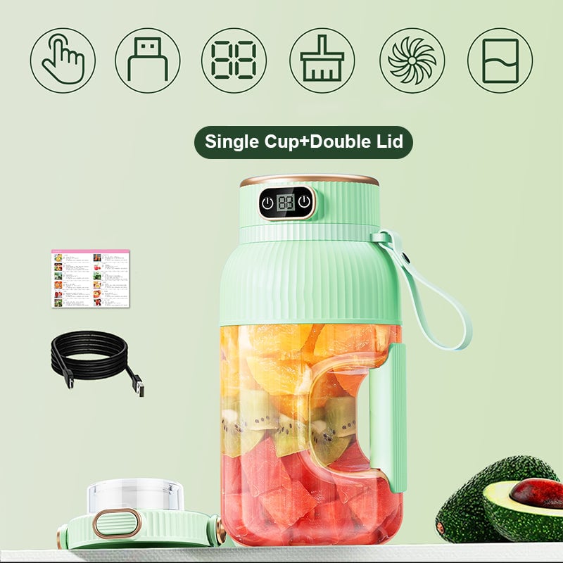 🔥LAST DAY 49% OFF 🎁Multifunctional Portable Juicer Cup With Digital Display