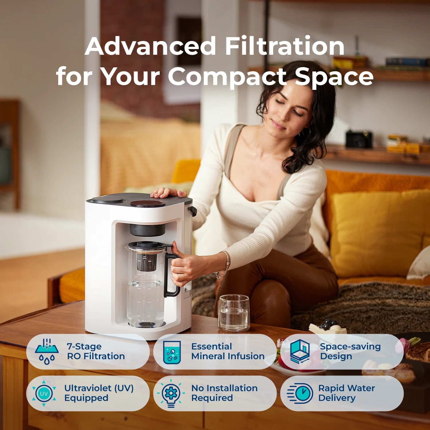 ROPOT-Lite(UV) Countertop Reverse Osmosis Water System