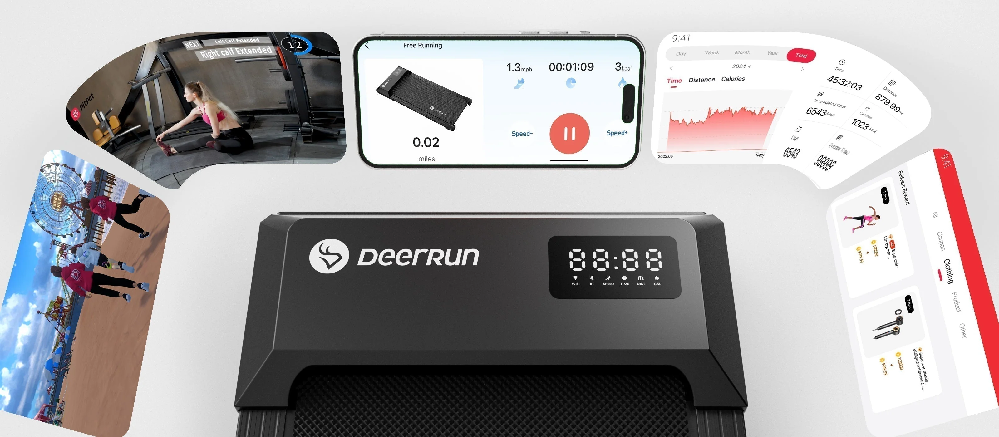 walking treadmill pad