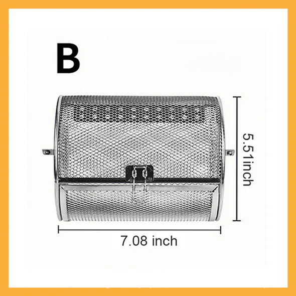 🔥HOT SALE  OFF 💖Stainless Steel Rotating Grill