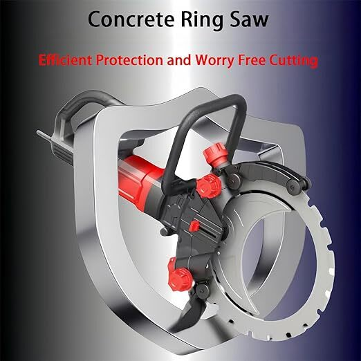 400mm Brushless Ring Saw Concrete cutting machine Machine Hand Held Wall Cutting Ring Saw Household Concrete Cutter