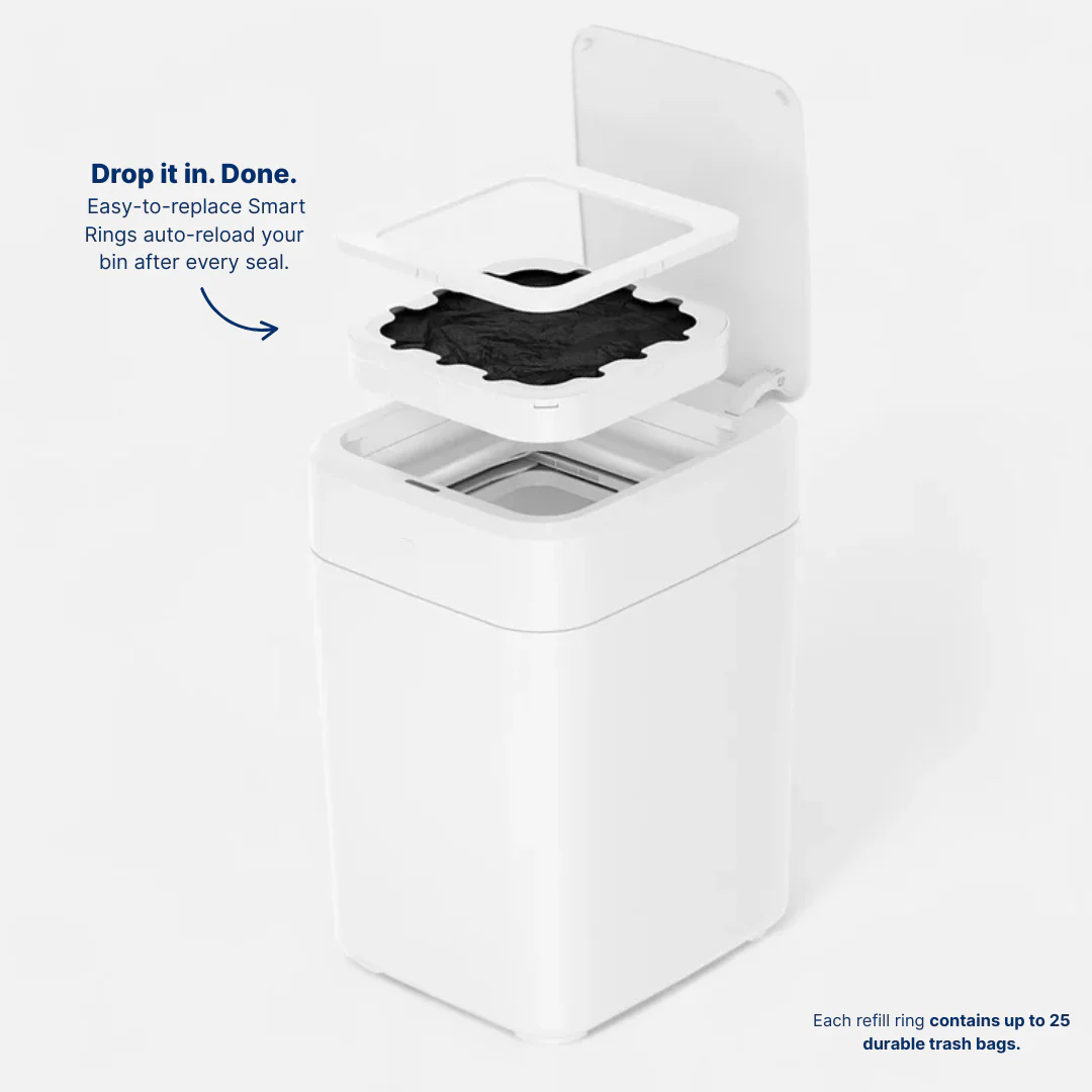 17L – Touchless, Self-Sealing Smart Trash Can