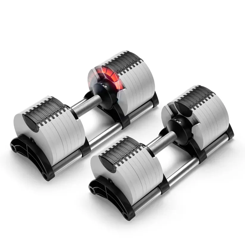 Smart Weight Adjustable Dumbbells (5 to 80 lbs)
