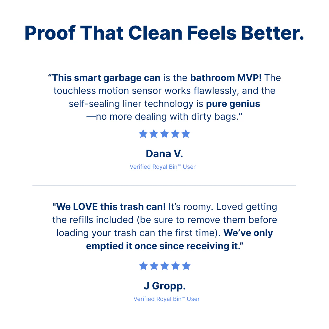 17L – Touchless, Self-Sealing Smart Trash Can