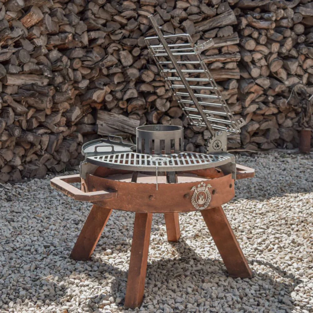 TX Petit Ram 80 Open Fire Argentine Wood and Charcoal Grill