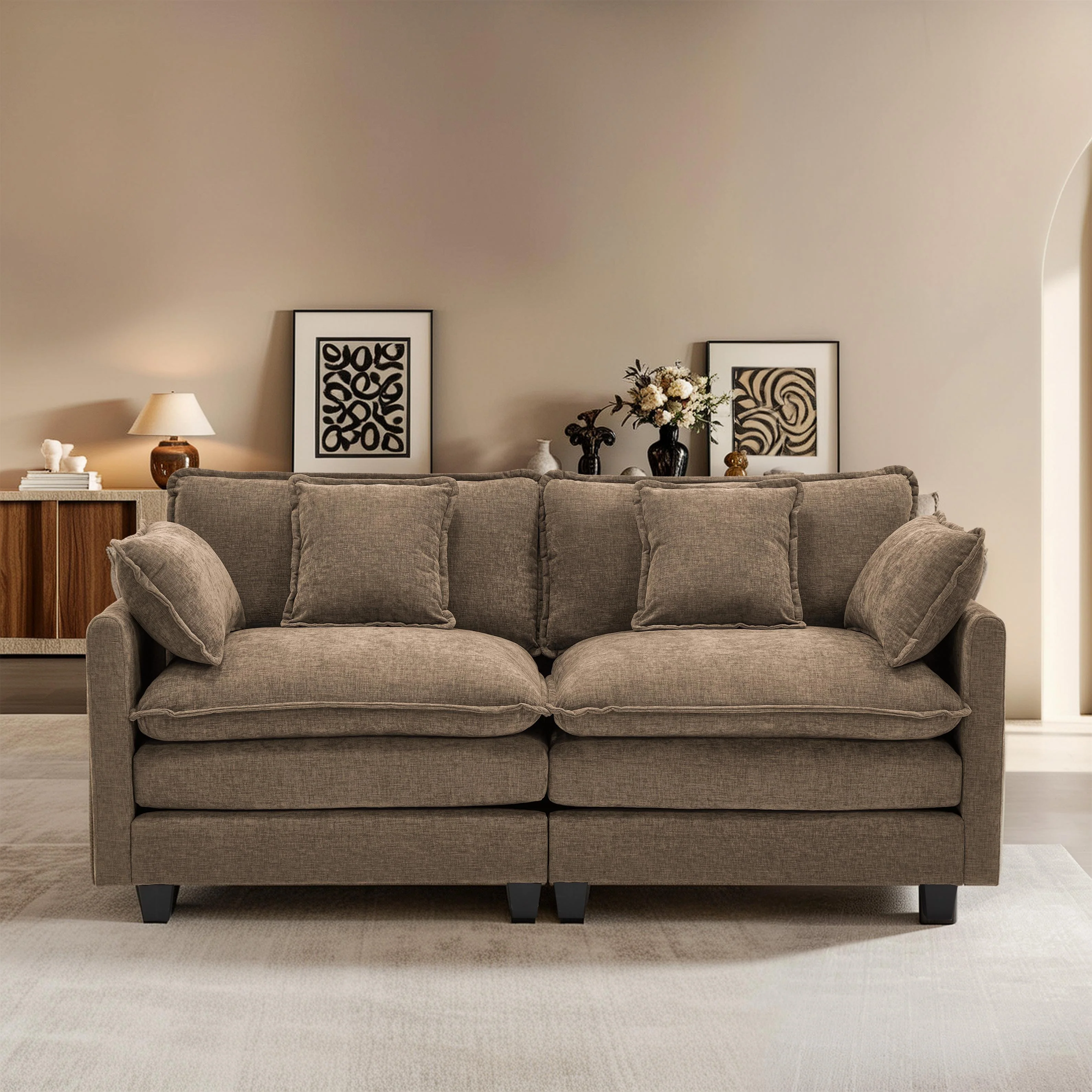 Luxury Thickened Cushion Modular Sofa