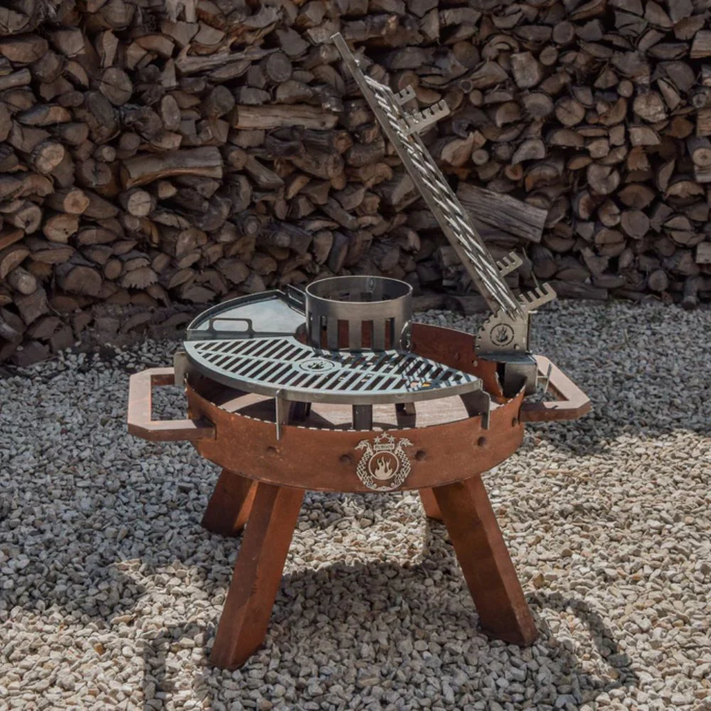 TX Petit Ram 80 Open Fire Argentine Wood and Charcoal Grill