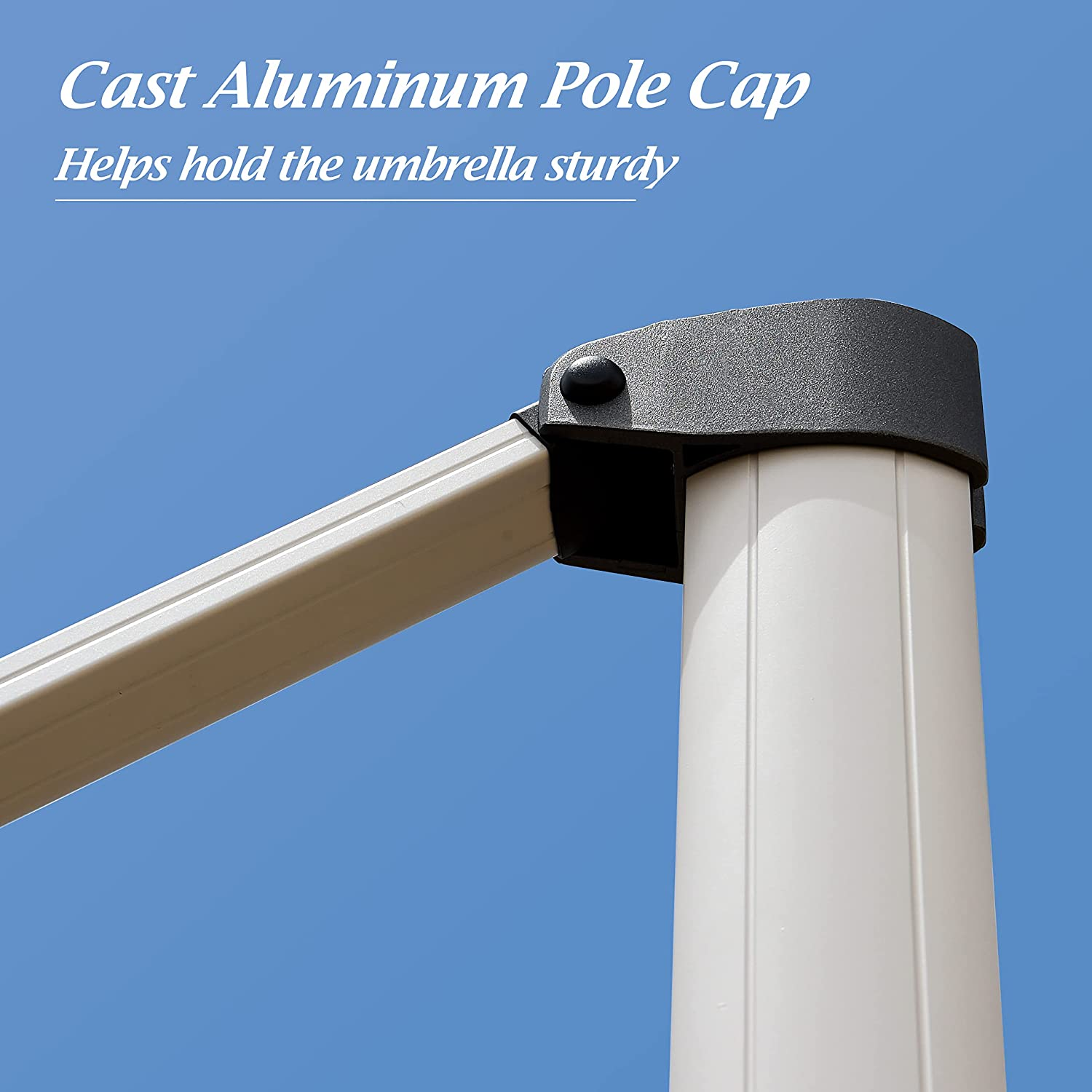 Solar Powered LED Patio Umbrella